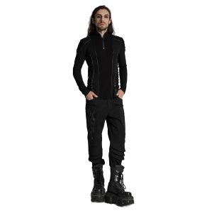 Pantalon Cyber Punk 'Ozul' Noir