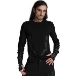Black '3D Armor' Cyber Sweater