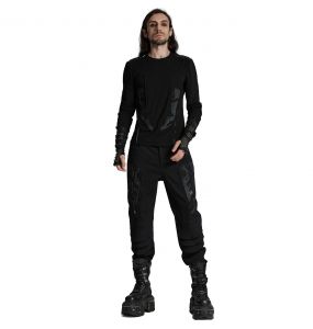 Black '3D Armor' Cyber Sweater