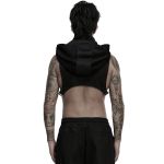 Black 'Kalon' Cyberpunk Short Vest