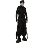 Black 'Kalon' Cyberpunk Short Vest