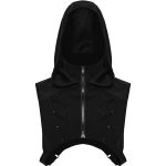 Black 'Kalon' Cyberpunk Short Vest