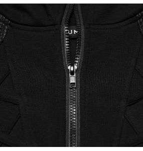 Black 'Kalon' Cyberpunk Short Vest