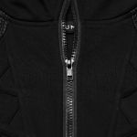 Black 'Kalon' Cyberpunk Short Vest