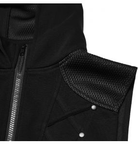 Black 'Kalon' Cyberpunk Short Vest