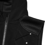 Black 'Kalon' Cyberpunk Short Vest