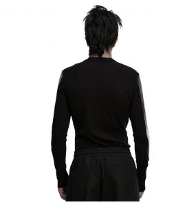 Polo Manches Longues 'Kalon' Noir