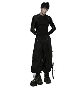 Polo Manches Longues 'Kalon' Noir