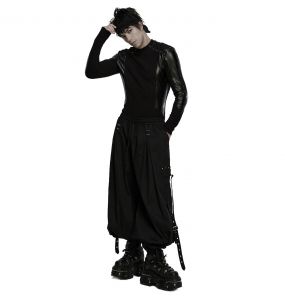 Polo Manches Longues 'Kalon' Noir