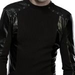 Polo Manches Longues 'Kalon' Noir