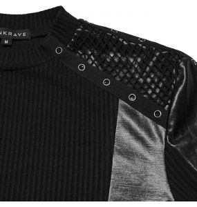 Polo Manches Longues 'Kalon' Noir