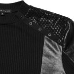 Polo Manches Longues 'Kalon' Noir