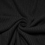 Polo Manches Longues 'Kalon' Noir