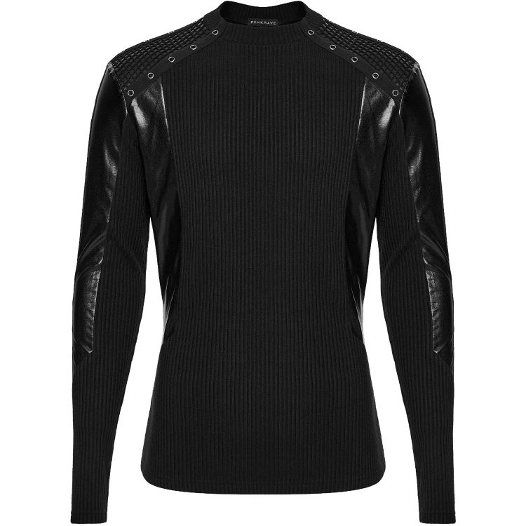 Polo Manches Longues 'Kalon' Noir