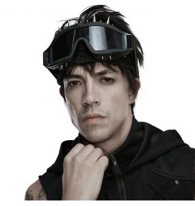 Black 'Kalon' Cyberpunk Sunglasses