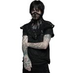 Black 'Stylish Mesh' T-Shirt