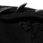 Black 'Punk Old Medium' Length Vest