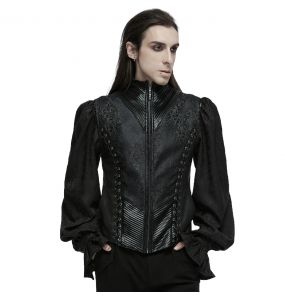 Black Jacquard 'Idris' Waistcoat