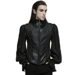 Black Jacquard 'Idris' Waistcoat