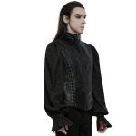 Black Jacquard 'Idris' Waistcoat