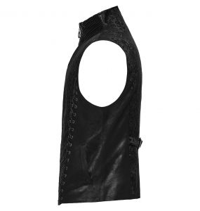 Black Jacquard 'Idris' Waistcoat