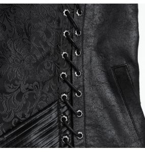 Black Jacquard 'Idris' Waistcoat