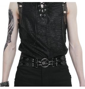 Black 'Emelia' Males Belt