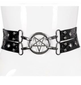 Black 'Emelia' Males Belt