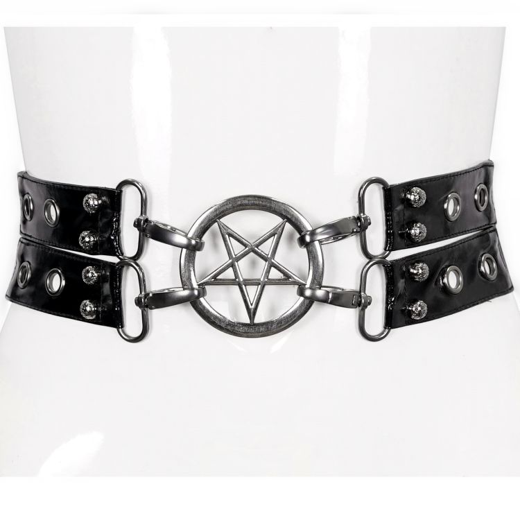 Black 'Emelia' Males Belt