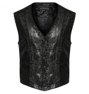 Black 'Vlad' Gothic Waistcoat