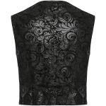 Black 'Vlad' Gothic Waistcoat