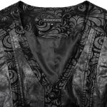 Black 'Vlad' Gothic Waistcoat
