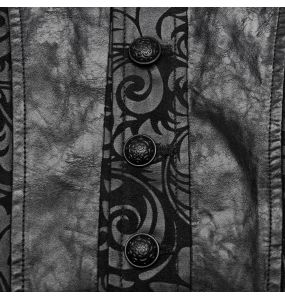 Black 'Vlad' Gothic Waistcoat