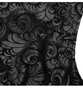 Black 'Vlad' Gothic Waistcoat