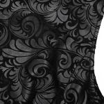 Black 'Vlad' Gothic Waistcoat