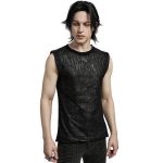 T-Shirt Sans Manches 'Grimbald' Noir