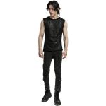Black 'Grimbald' Sleeveless T-Shirt