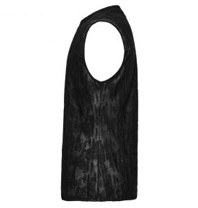 T-Shirt Sans Manches 'Grimbald' Noir