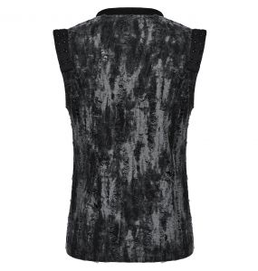 T-Shirt Sans Manches 'Grimbald' Gris