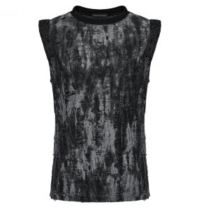 Gray 'Grimbald' Sleeveless T-Shirt