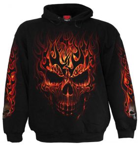 Black 'Skull Blast' Kids Hoody