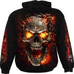 Sweat à Capuche pour Enfants 'Skull Blast' Noir