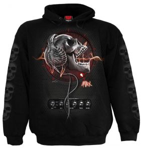 Black 'Never Too Loud' Kids Hoody