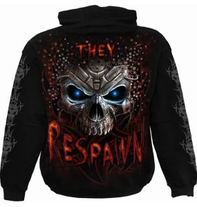 Black 'Respawn' Kids Hoody