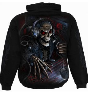 Sweat à Capuche pour Enfants 'PC Gamer' Noir