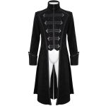Black 'Edgar' Victorian Coat
