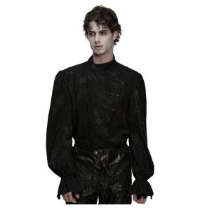 Chemise Asymétrique 'Ascelin' Noire