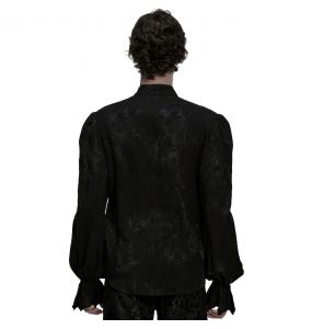 Black 'Ascelin' Asymmetric Shirt