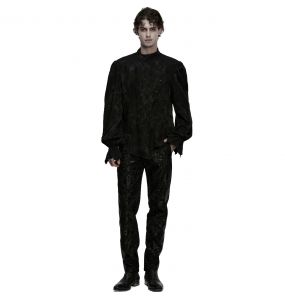 Black 'Ascelin' Asymmetric Shirt