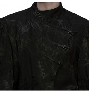 Black 'Ascelin' Asymmetric Shirt
